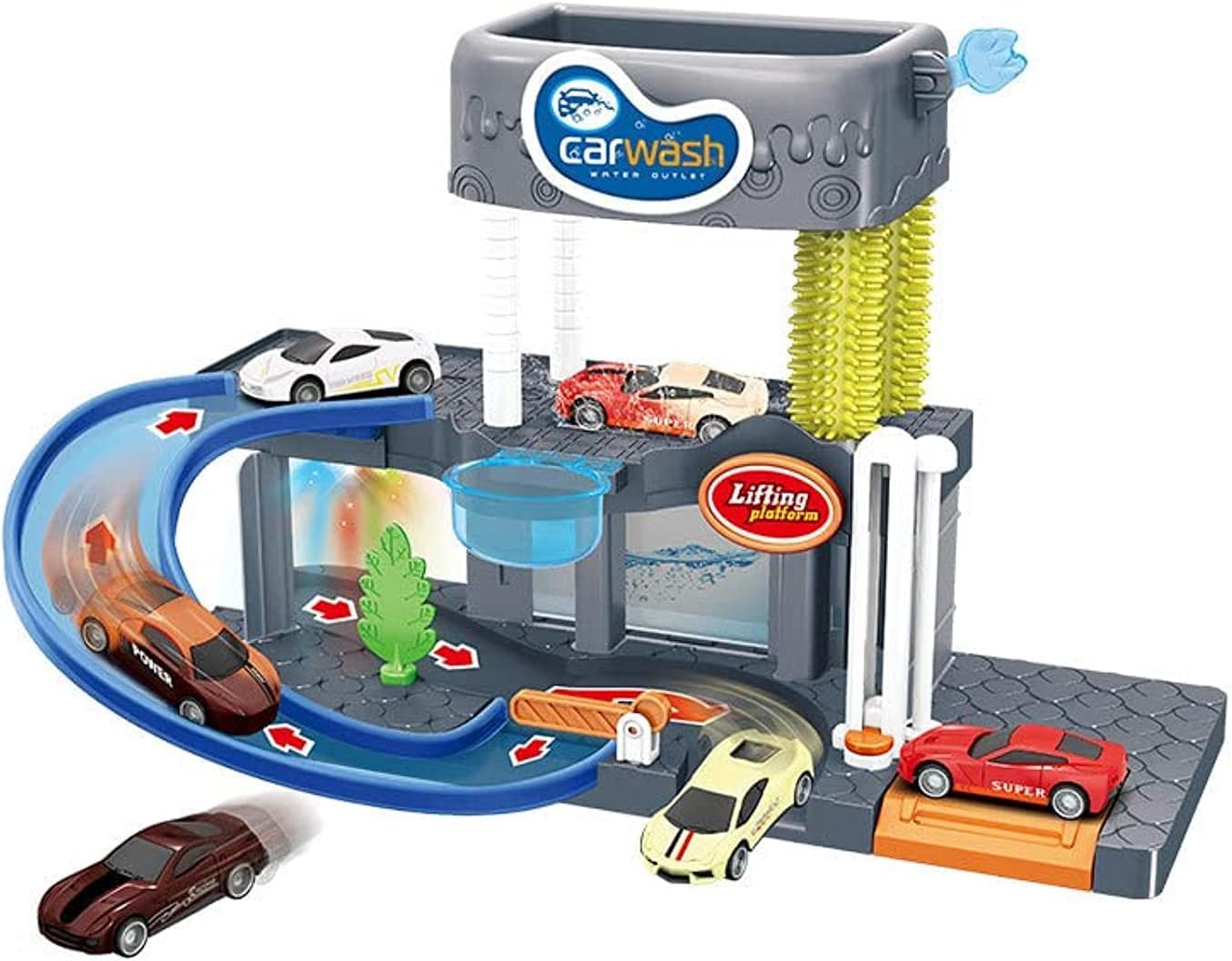 Car Wash Parking Set