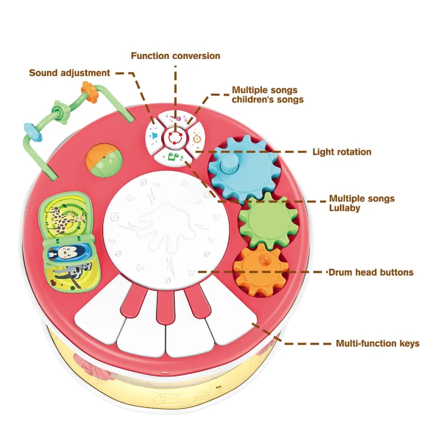 drum and microphone baby toys