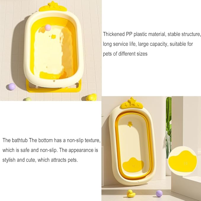 baby foldable silicone bathtub