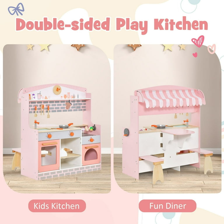 Amijoy 2-In-1 Children's Kitchen