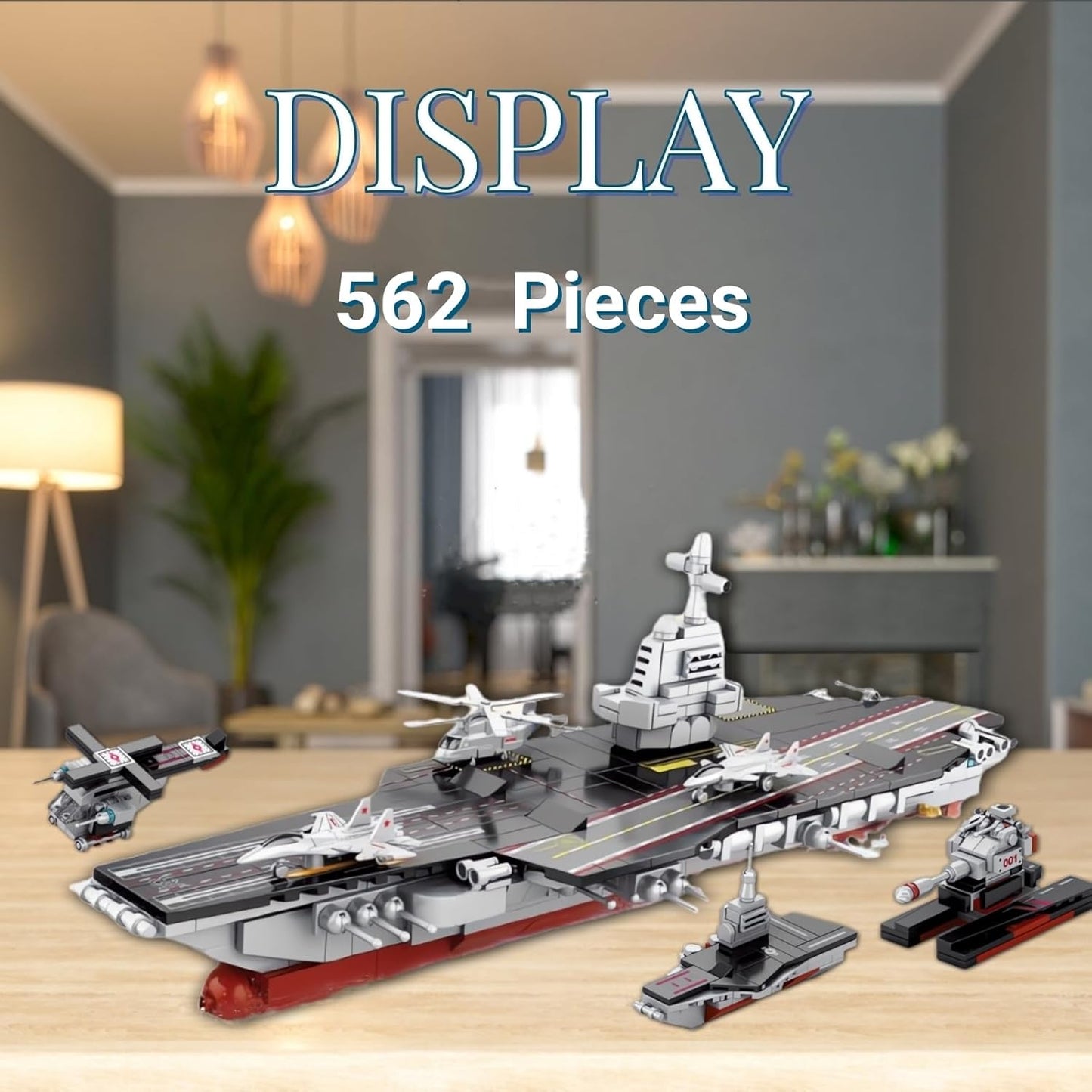 Warship Aircraft Carrier – 8 in 1 Building Set