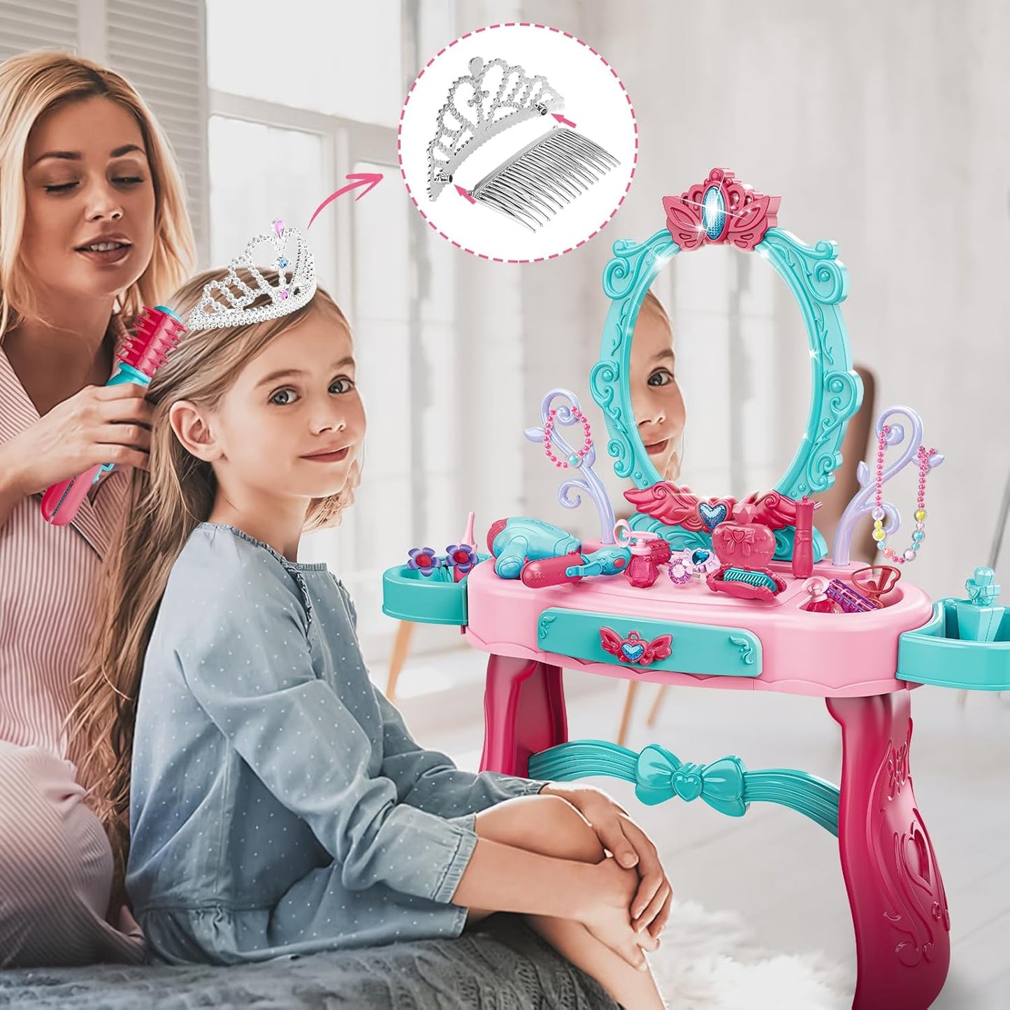 princess dressing & make up table