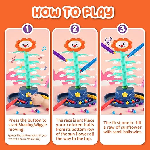 Shaking Sunflower Toy for Kids and Family
