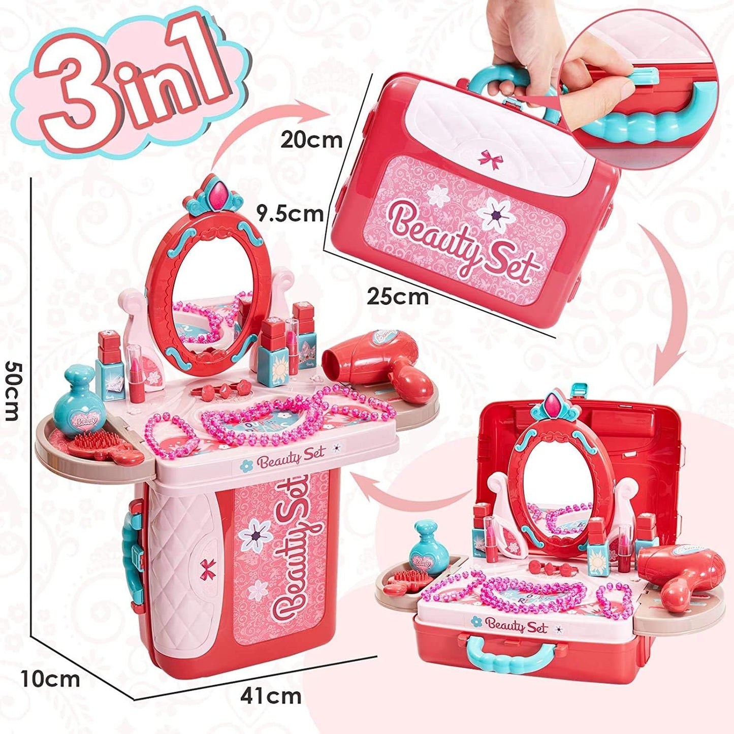 beauty set suite case