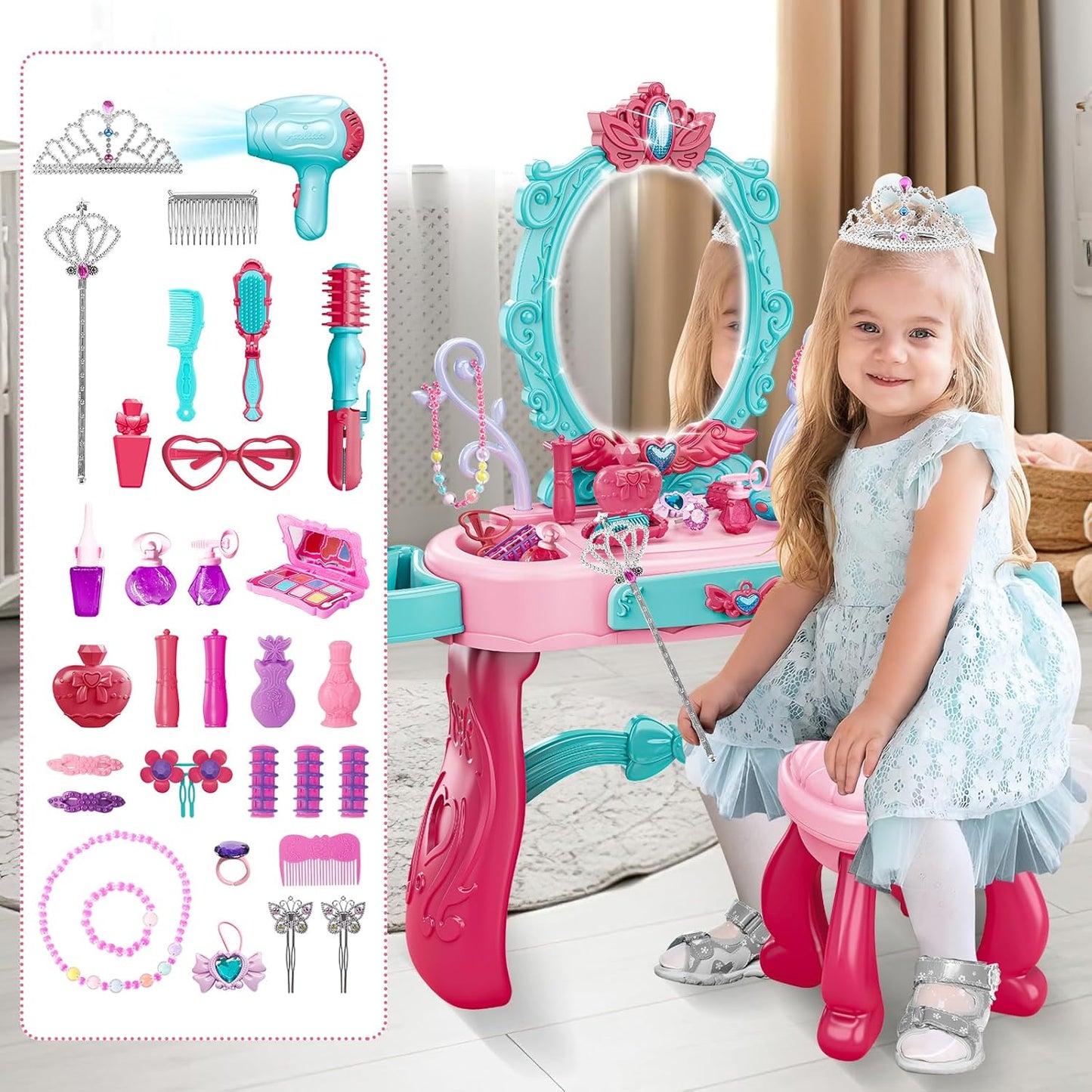 princess dressing & make up table