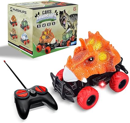 Children Remote Controlled Dinosaur Car with LED Light