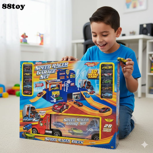 Speed Racer Carage parking Set