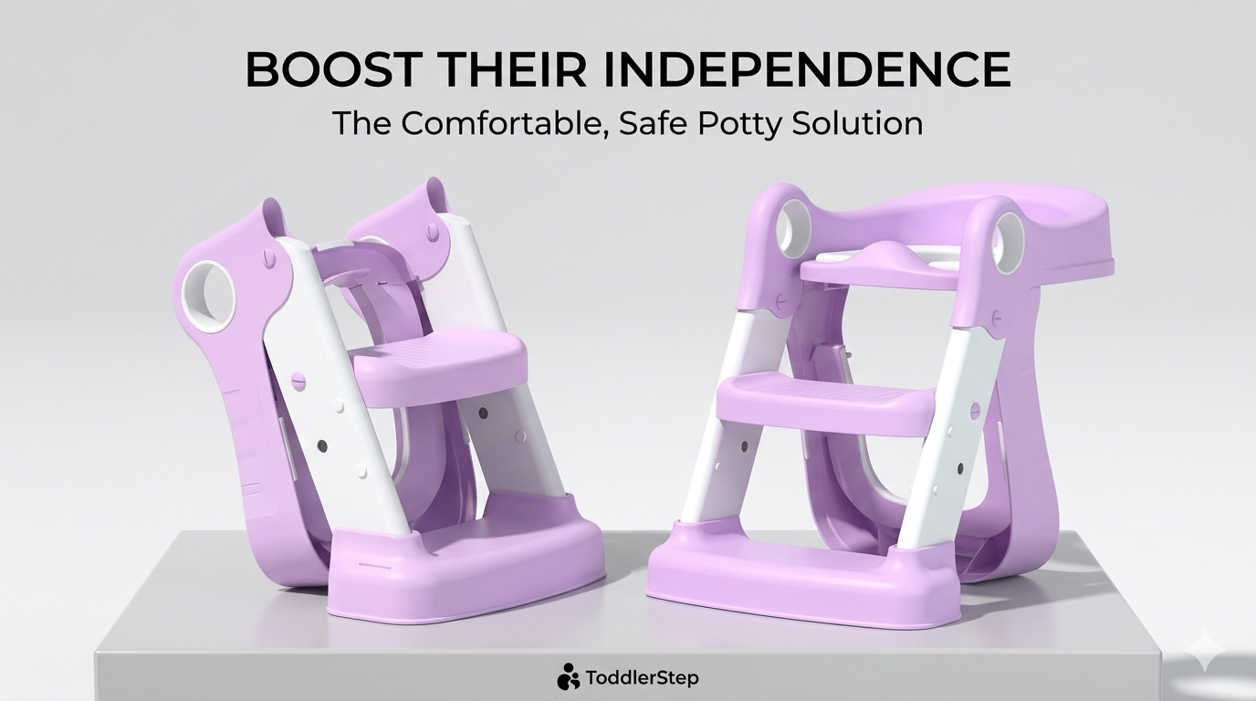 toilet ladder with PU seat