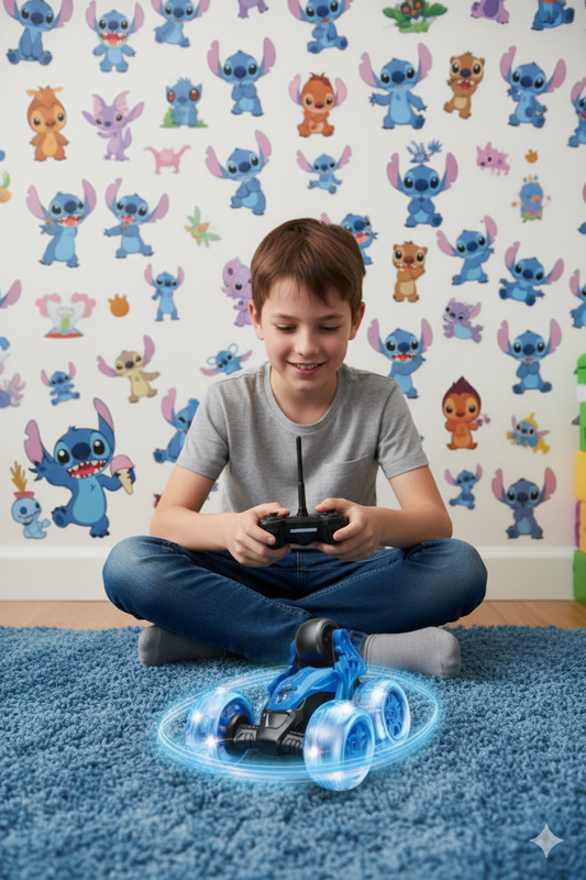 remote control stitch stunt car