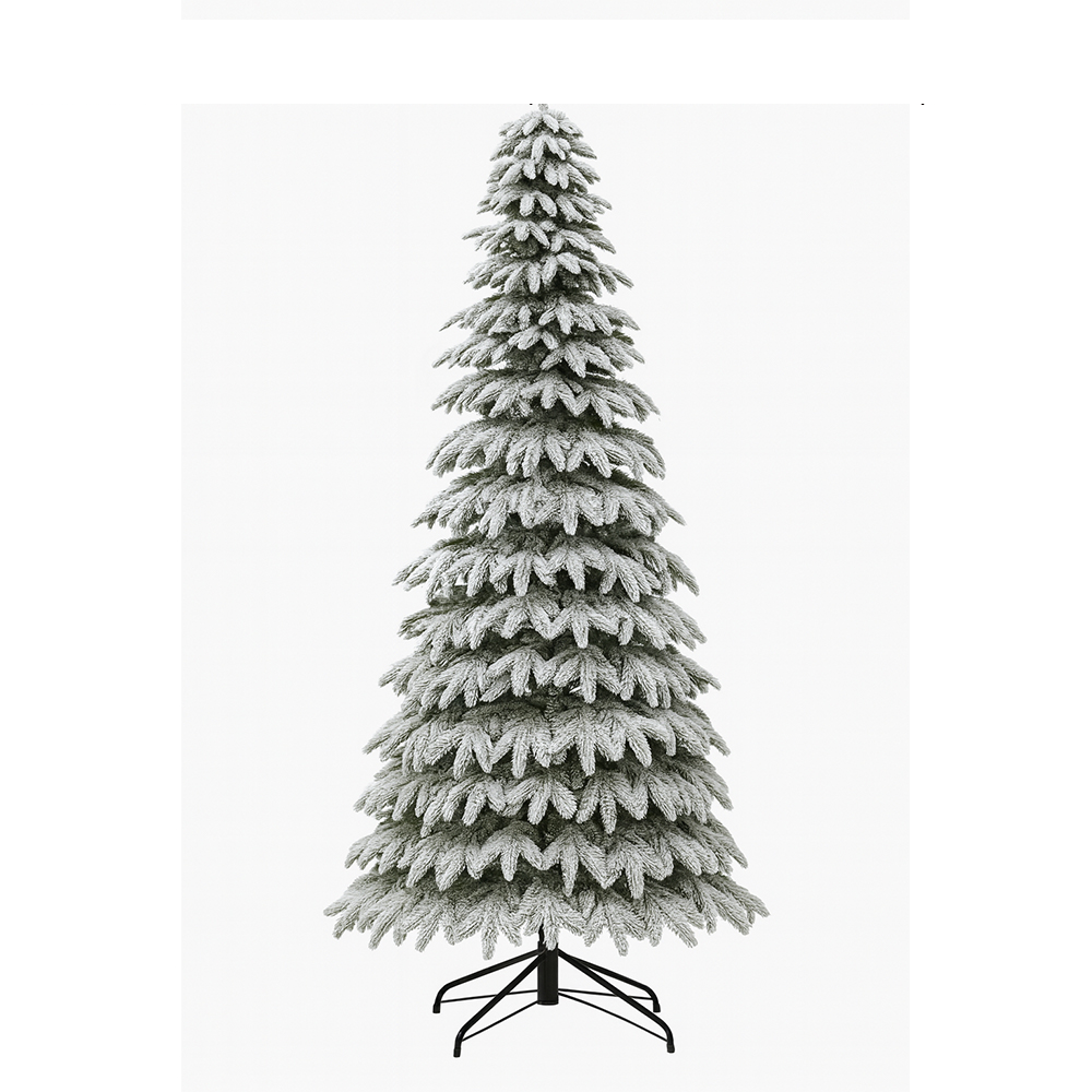 Snow-Flocked Christmas Tree