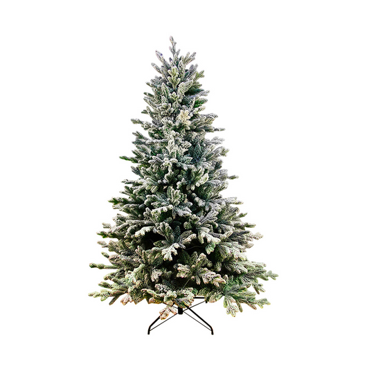 Snow-Flocked Christmas Tree