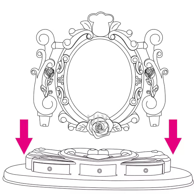 Dressing Table Toy With Mirror