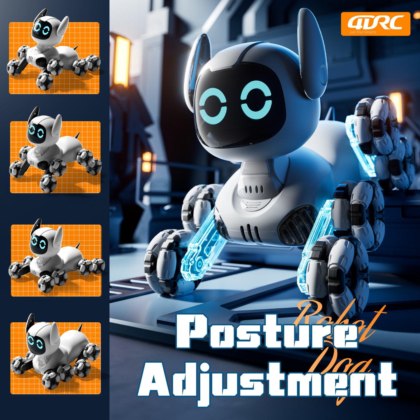 Intelligent Programmable Robot Toys Smart Remote Control Robot Dog