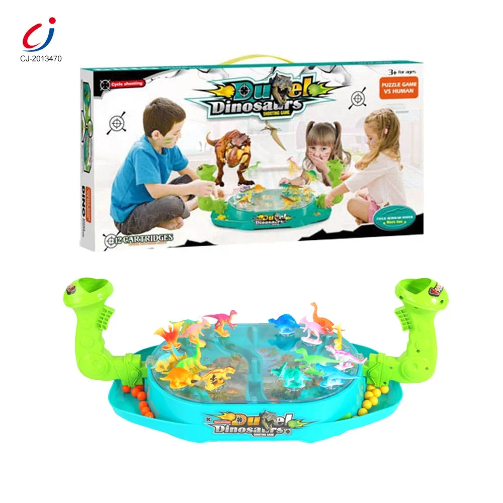 dinosaur fighting toy set
