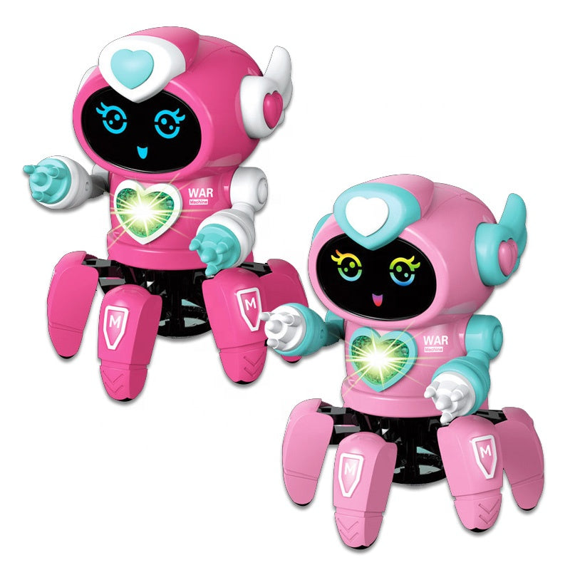 Dancing Robot Toy Remote Control Mini Robot for Kids