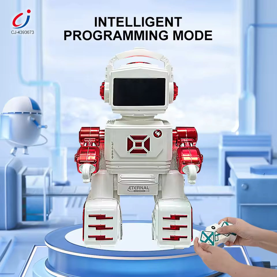 Toy Robots Technology Intelligent Light Fingerprint Sensing Dancing Dialogue Robotic Multifunctional Rc Robot Toy