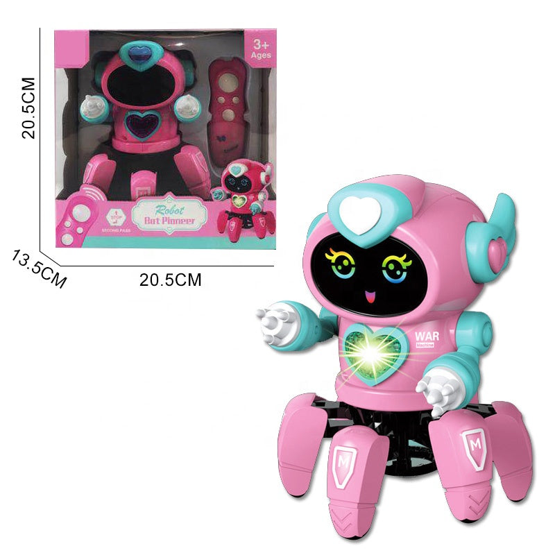 Dancing Robot Toy Remote Control Mini Robot for Kids