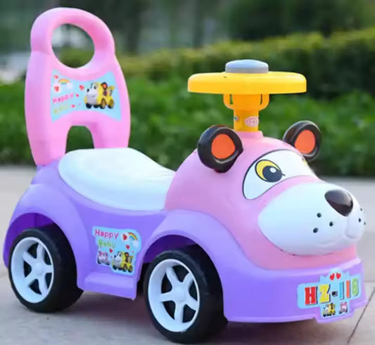 Ride On Cartoon Dog Car With Music & Light