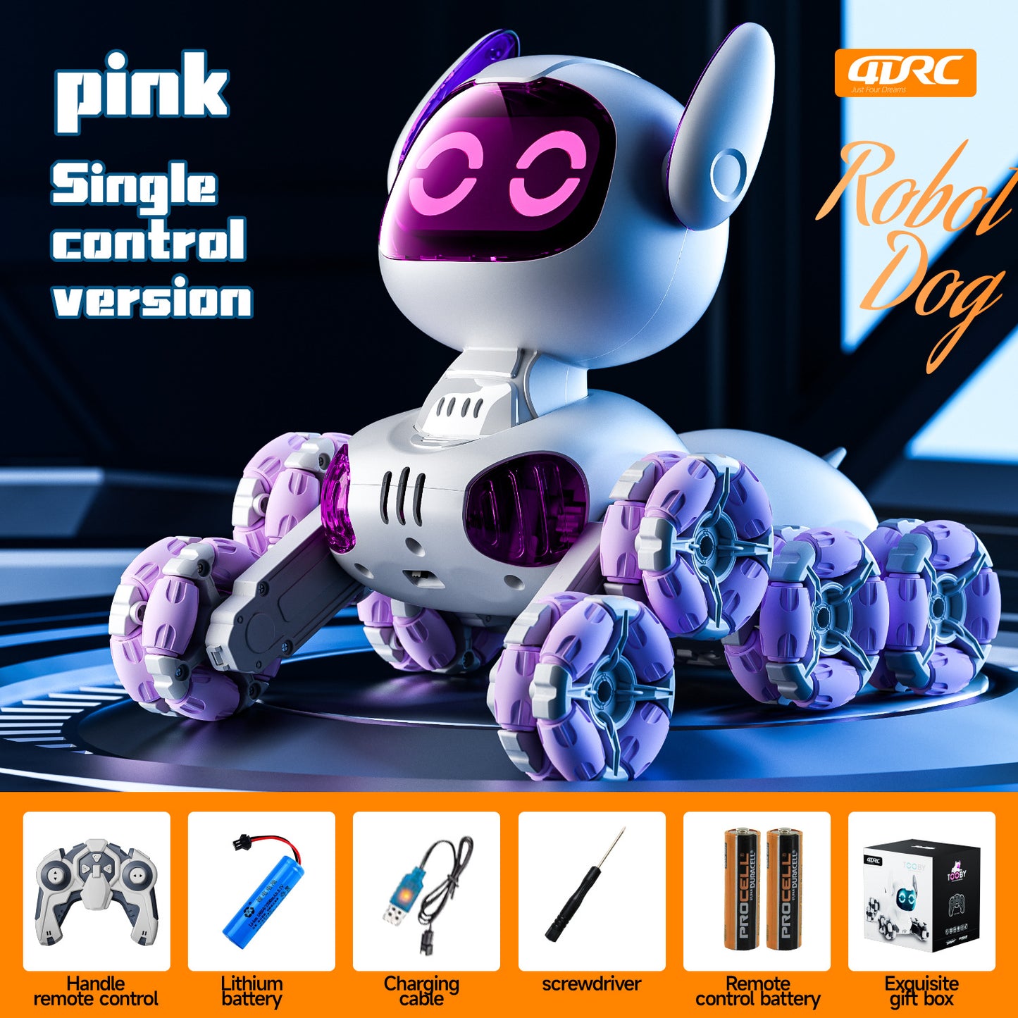 Intelligent Programmable Robot Toys Smart Remote Control Robot Dog
