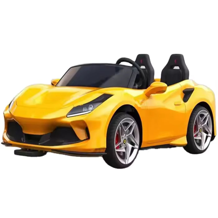 Ferrari Battery Car Big Two Seater Powerful Battery Drive Sport Ride on Cars for 10 Years Old Huge Kids 24V