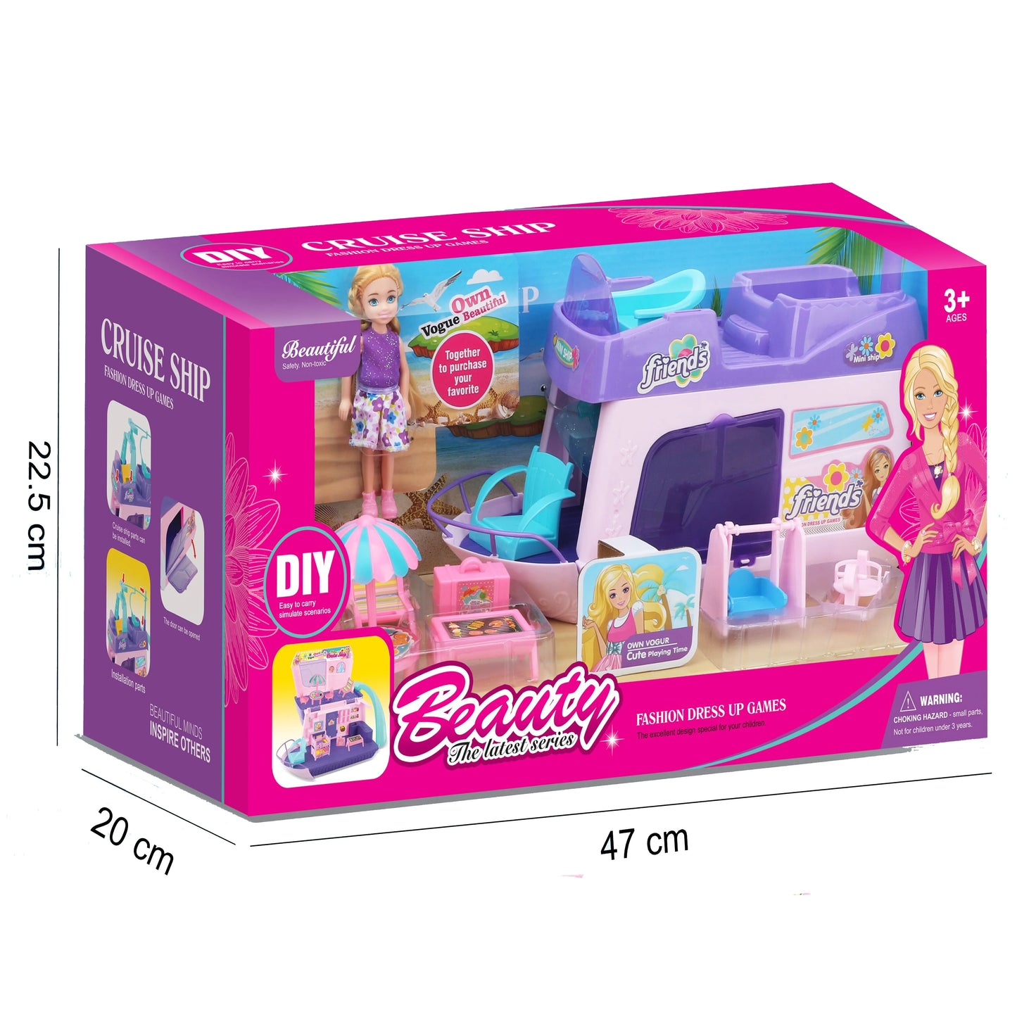 cruise ship doll set