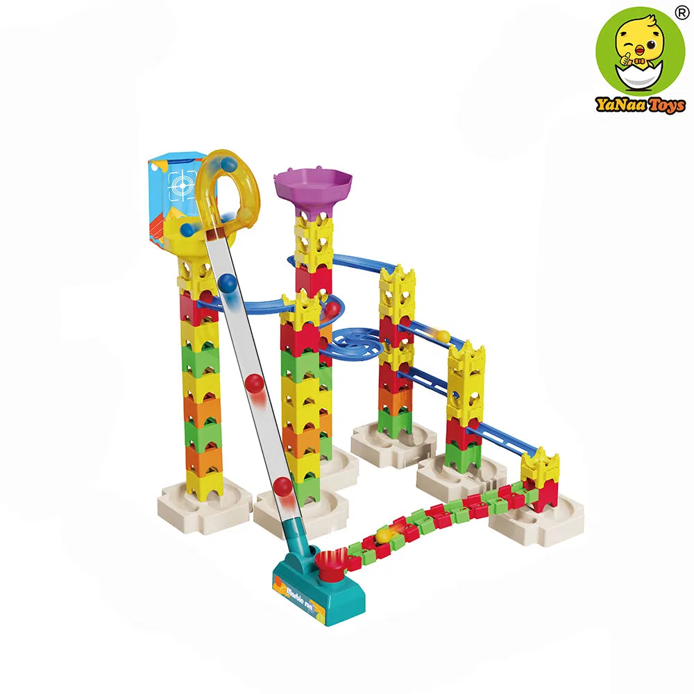 KIDS EDUCATIONAL DIY Ball Track Puzzle Building Blocks Toys MARBLE RUN TOYS