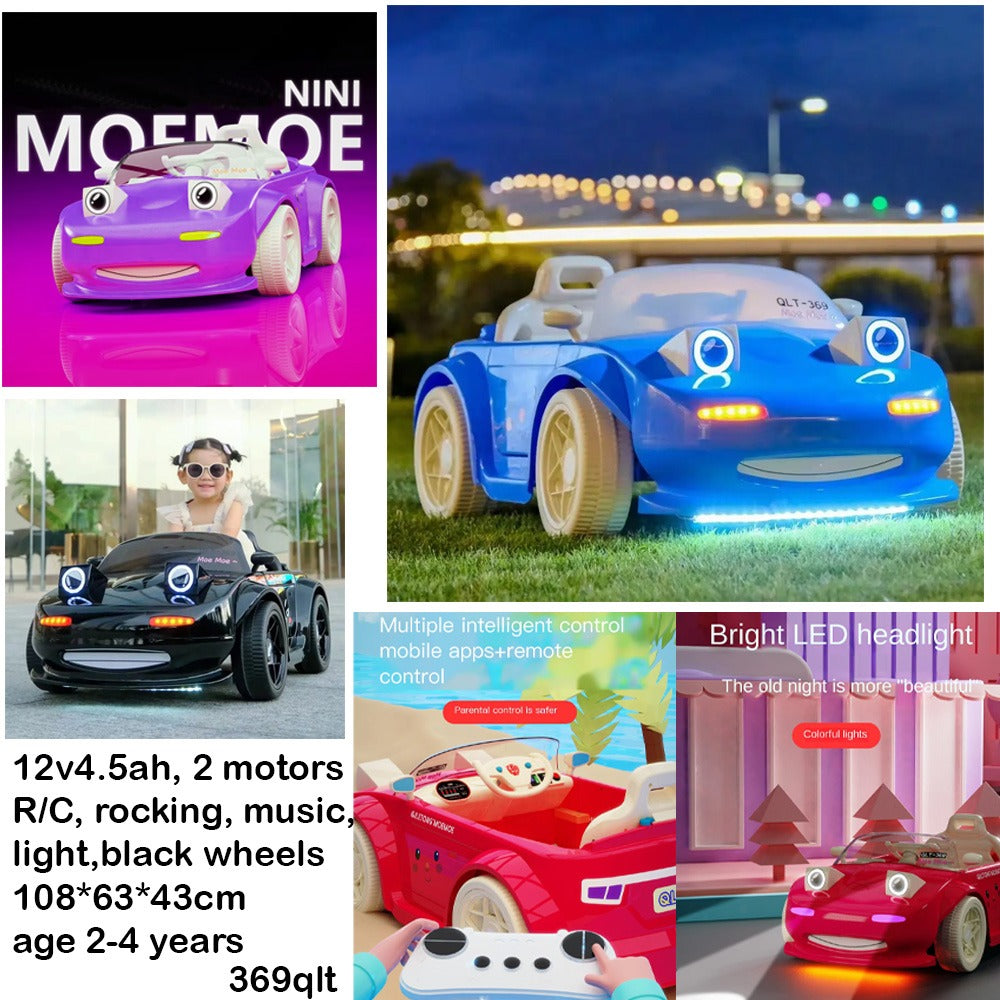 Electric LED Car For Kids Battery Operated 12V 4.5AH
