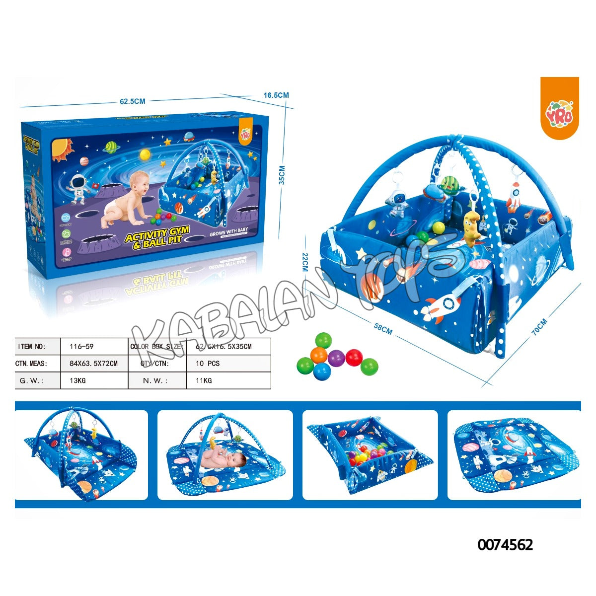 Activity play gym mat baby toys