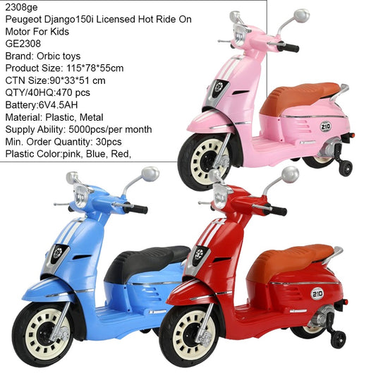 Peugeot Django ride-on electric motor for kids