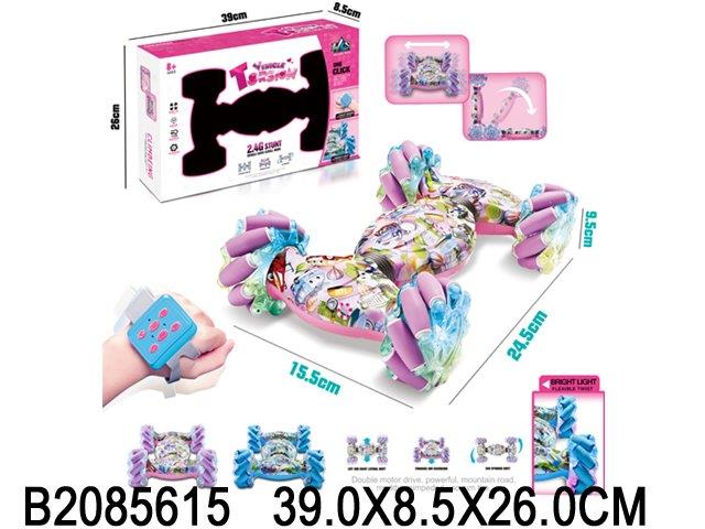 Sensor Stunt Remote Control Car Toy 360 Degree Wheels with Multiple Lights