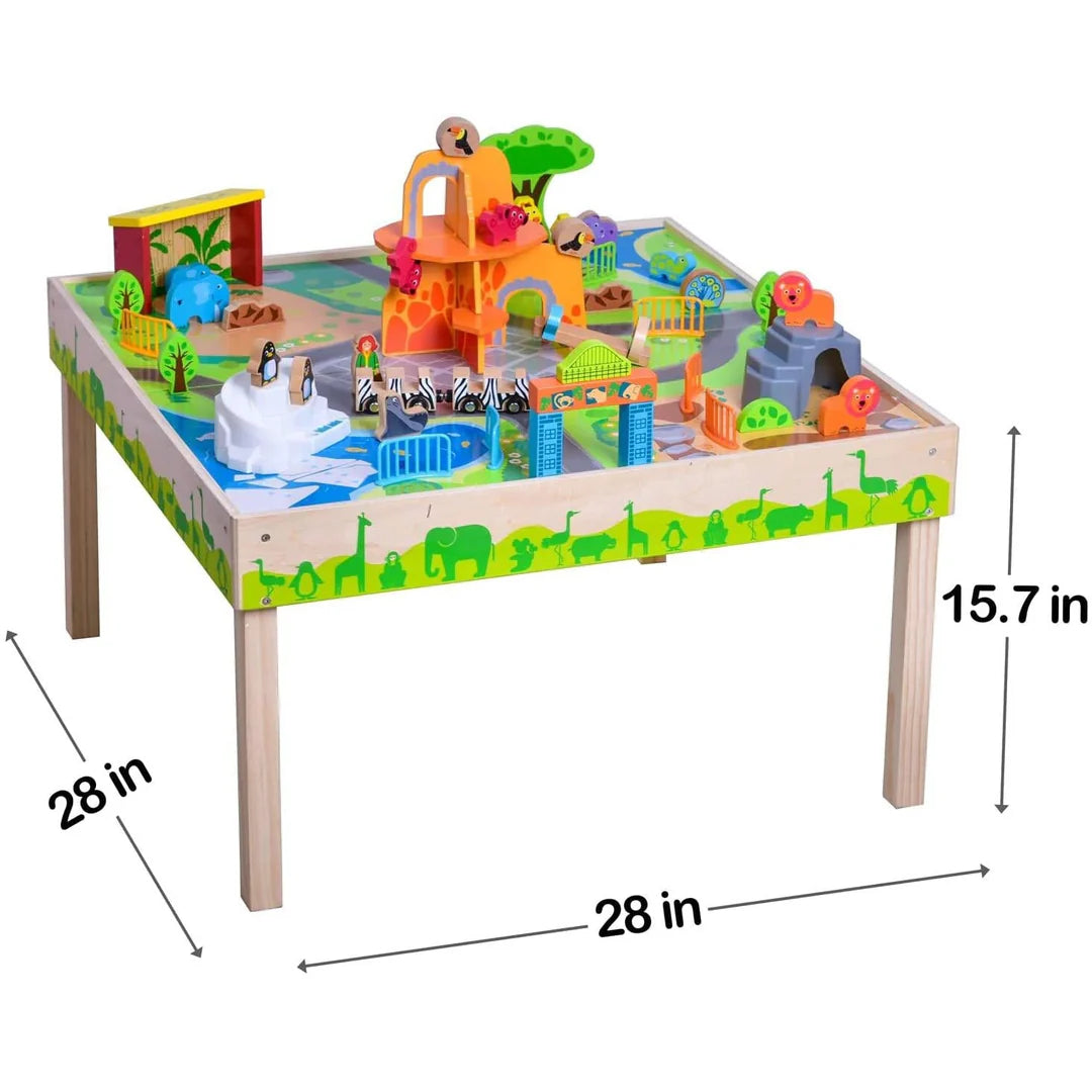 Multi-Purpose Wooden Toy Table