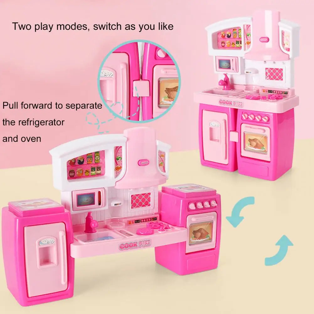 beauty girl kitchen play set