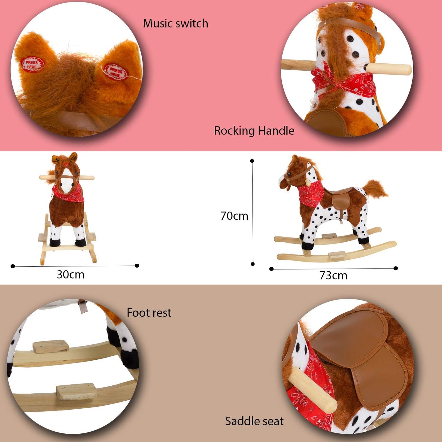 Wooden Rocking Horse