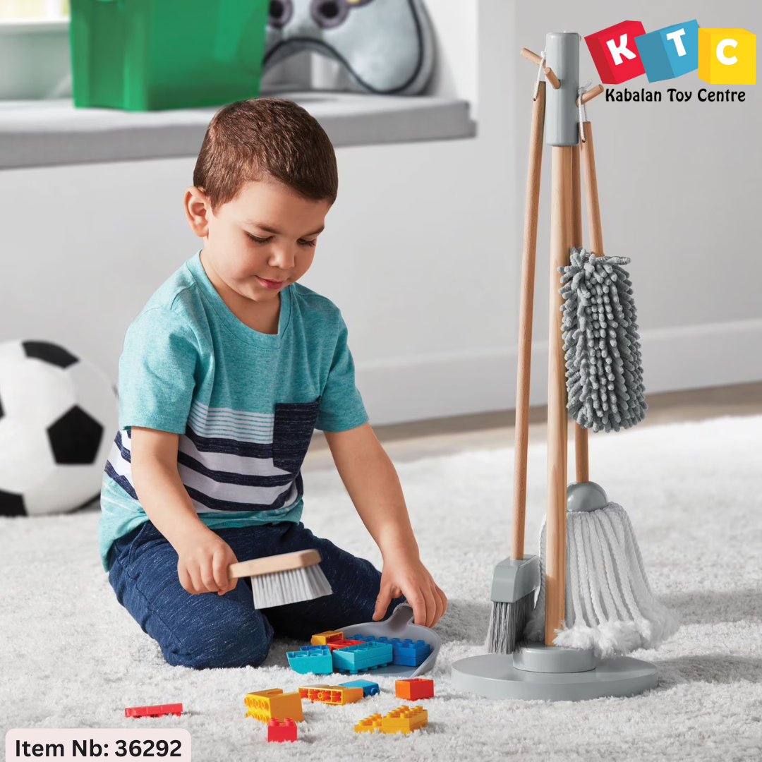 Wooden cleaning set for kids
