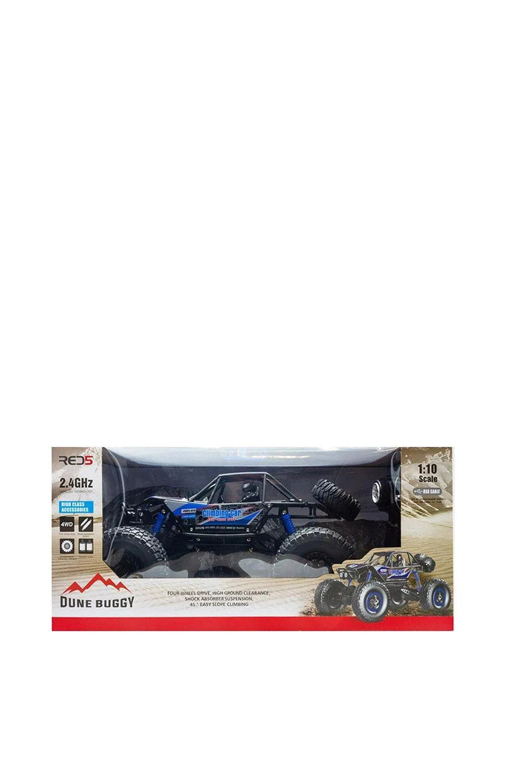 Remote Control Car 1:10 Off Road Monster Truck Metal Shell 4WD Alloy Crawler 2.4Ghz All Terrain Hobby Truck