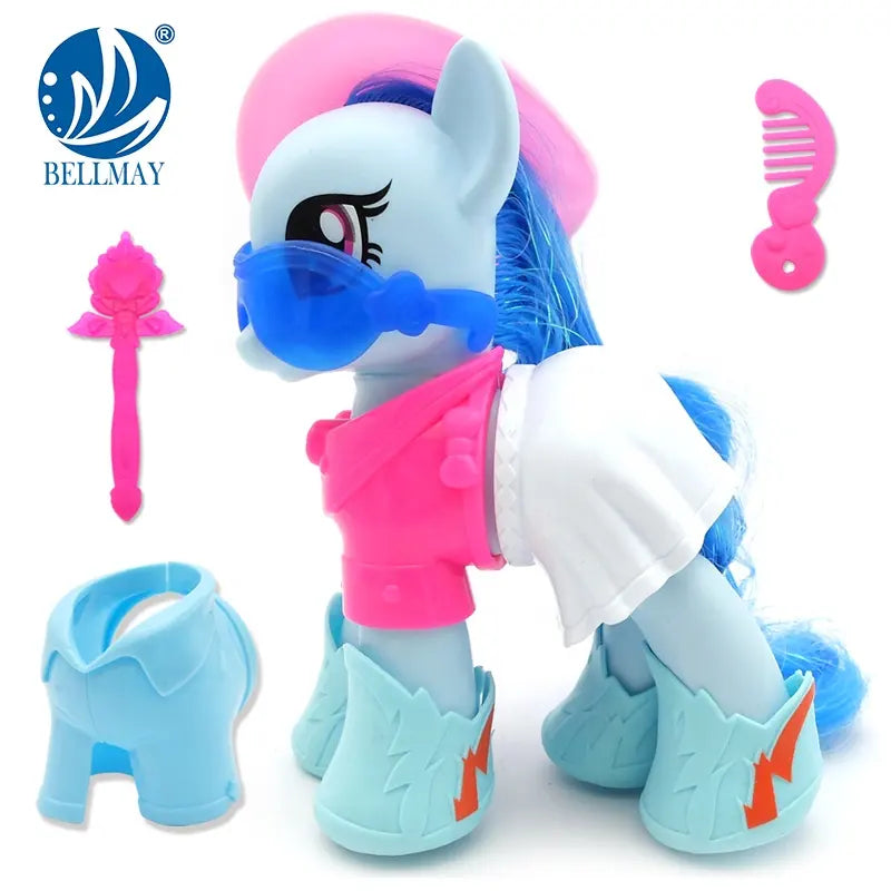 little pony hair and clothe dress up set