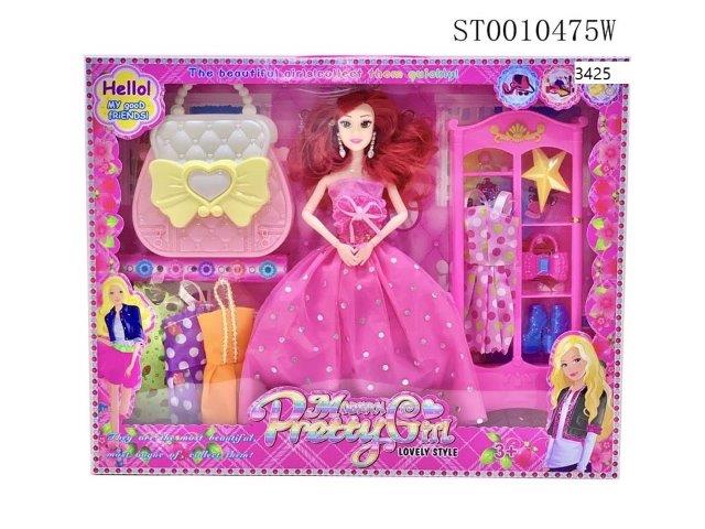 pretty girl fashion doll toys for girls with accessories