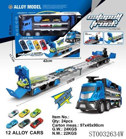 transformable car racing toy