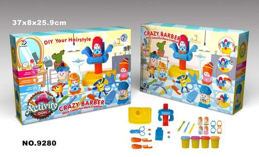 play dough hairdresser barber cutting kit