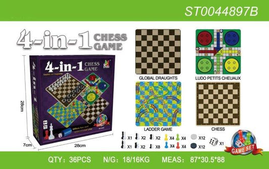 4 in 1 chess game