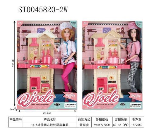 11.5" Fashion Doll Kitchen Playset (2 Styles)