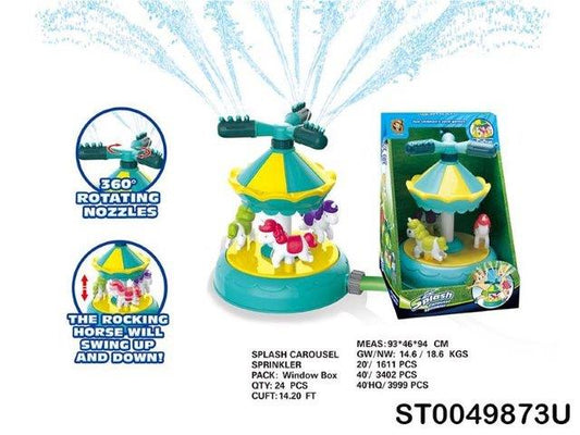 splash carousel sprinkler baby toys