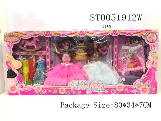 2 dolls set toys for girls