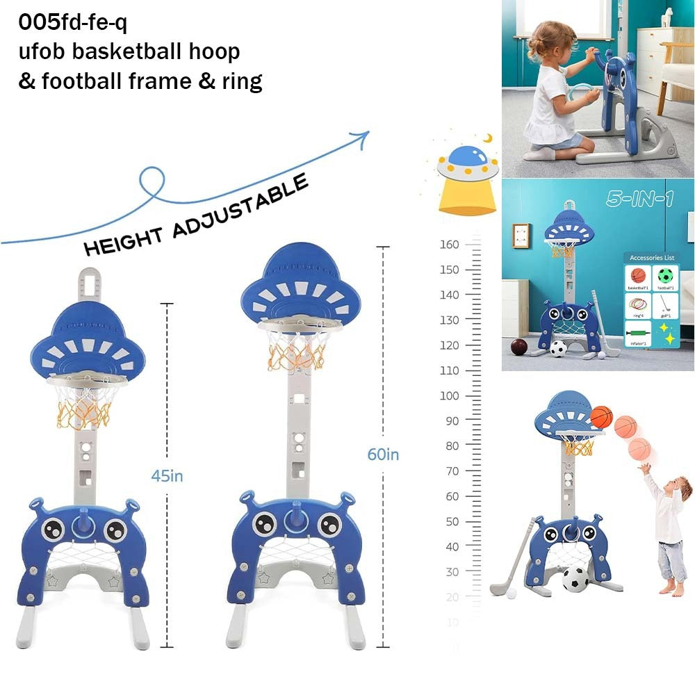 UFO Basketball Hoop 5-in-1 Sports Stand