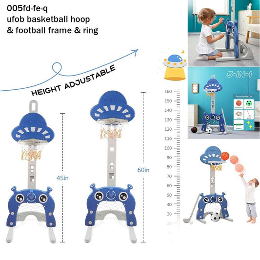 UFO Basketball Hoop 5-in-1 Sports Stand