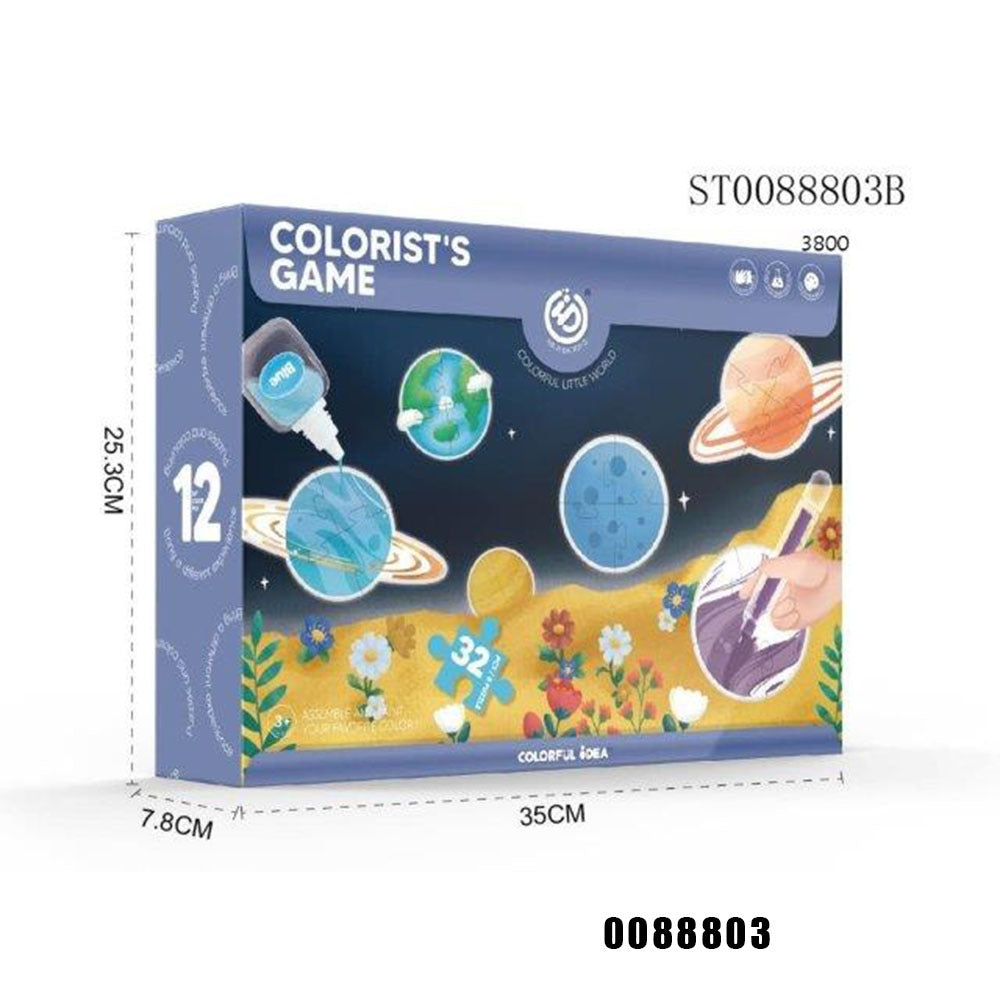 Colorist’s Game Art & Coloring Set