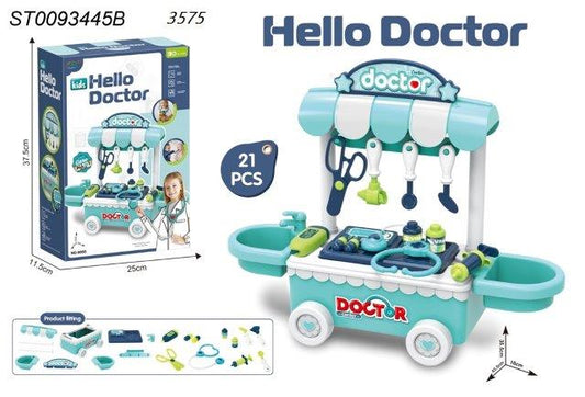 doctor packable set suitcase