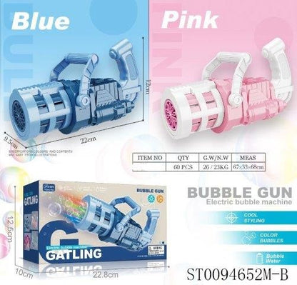 machine gun bubble gun