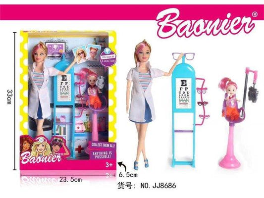 Baonier Eye doctor doll set