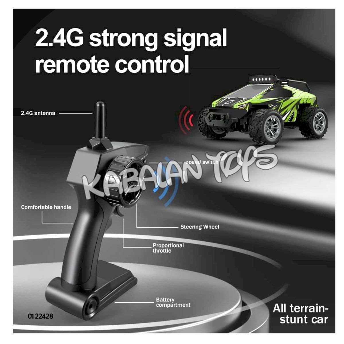 1:20 RC Car, 20KM/H+ High Speed RC Car, RC 4WD Off-road Vehicle